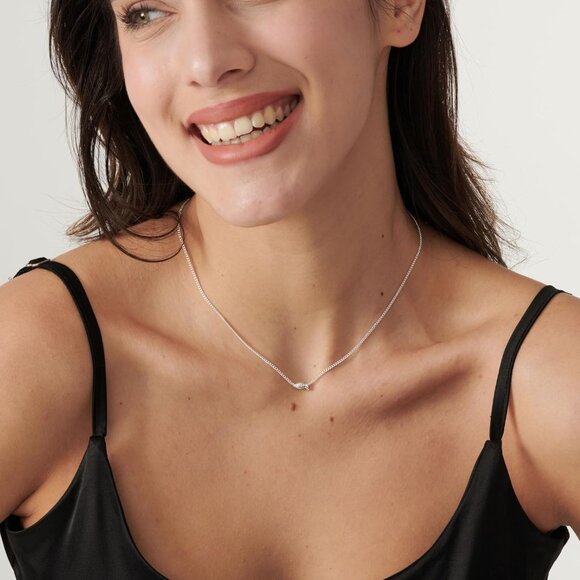 ⚡Silver Necklace Dragon Dragonfly Turtle Snake Pendant Simple Cute Trendy Plated - Picture 2 of 6